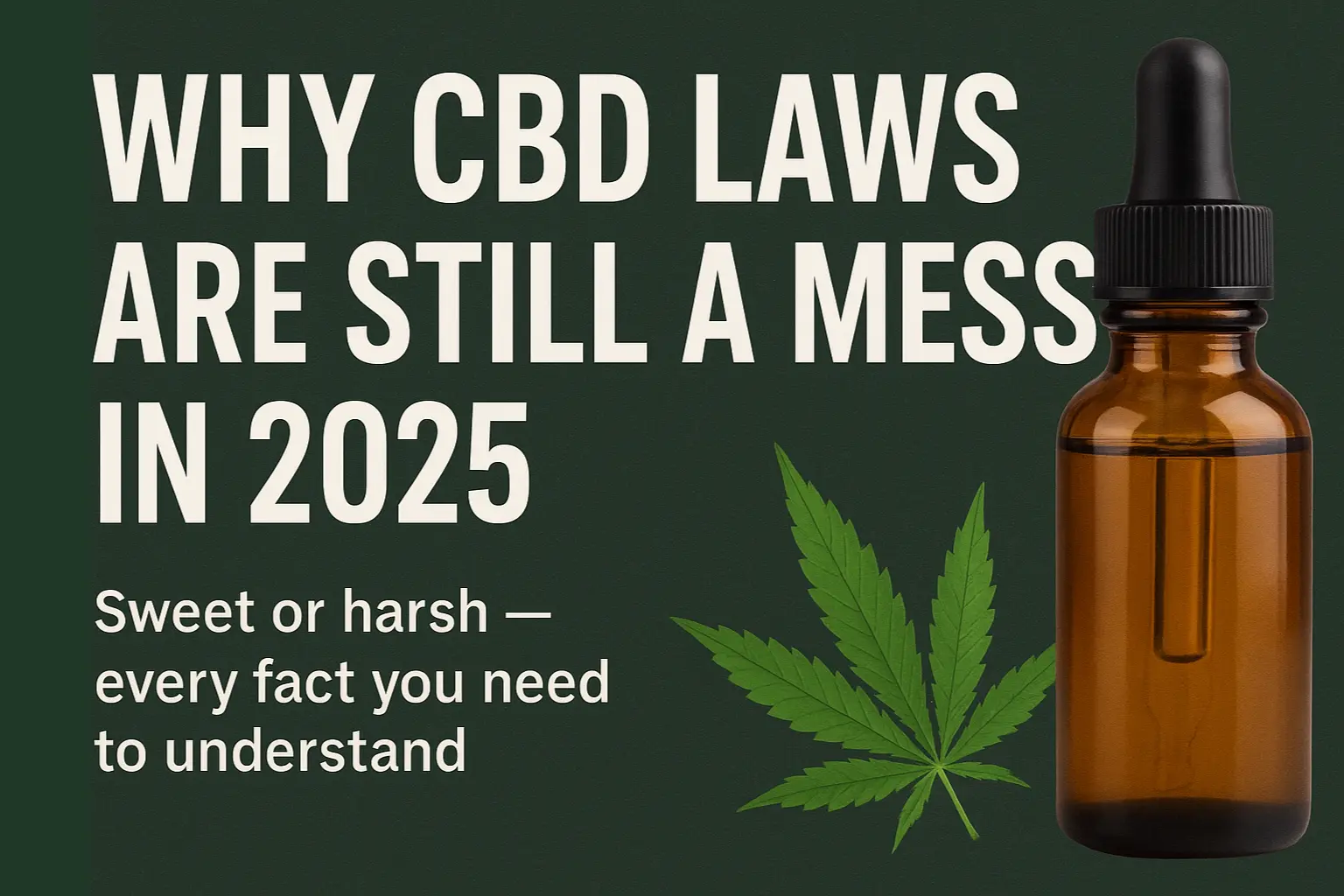 Why CBD Laws Are Still a Mess in 2025