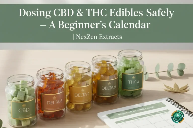 How to Dose CBD & THC Edibles Safely — A Beginner’s Dosing Calendar
