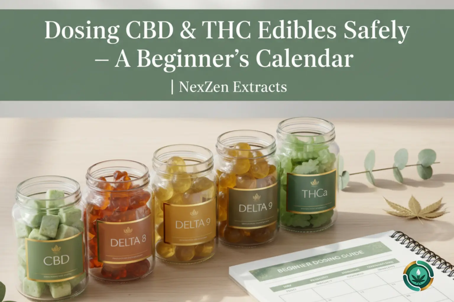 How to Dose CBD & THC Edibles Safely — A Beginner’s Dosing Calendar