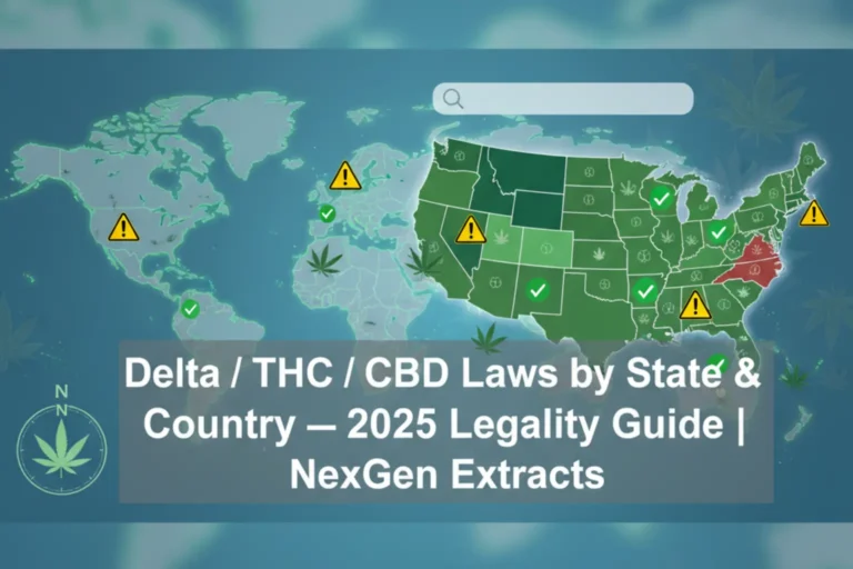 Local Legality Guide: Delta / THC / CBD Laws by State (U.S.)