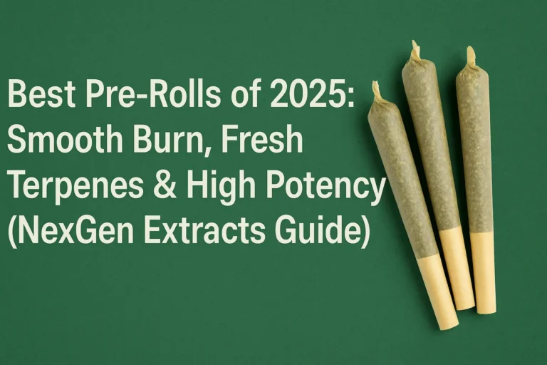 Best Pre-Rolls of 2025: Smooth Burn, Fresh Terpenes & High Potency