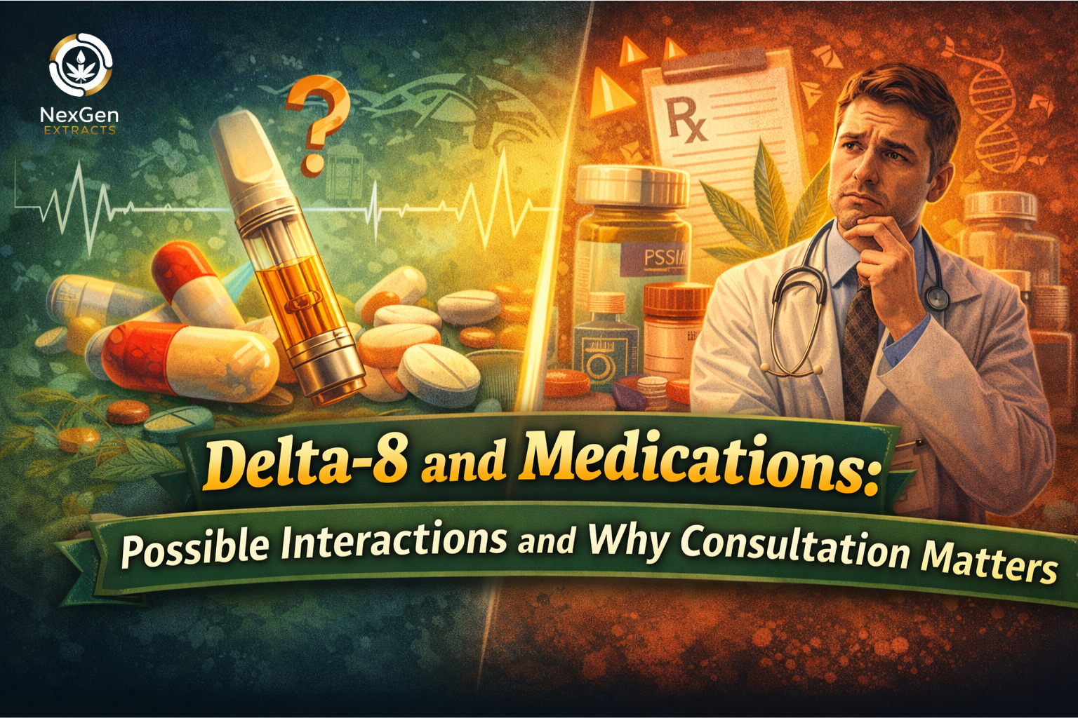Delta-8 and Medications: Interactions, Risks & Safety Guide