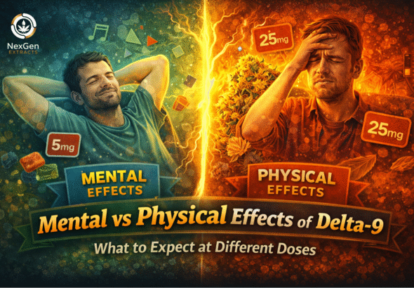 Mental vs Physical Effects of Delta-9: What to Expect at Different Doses