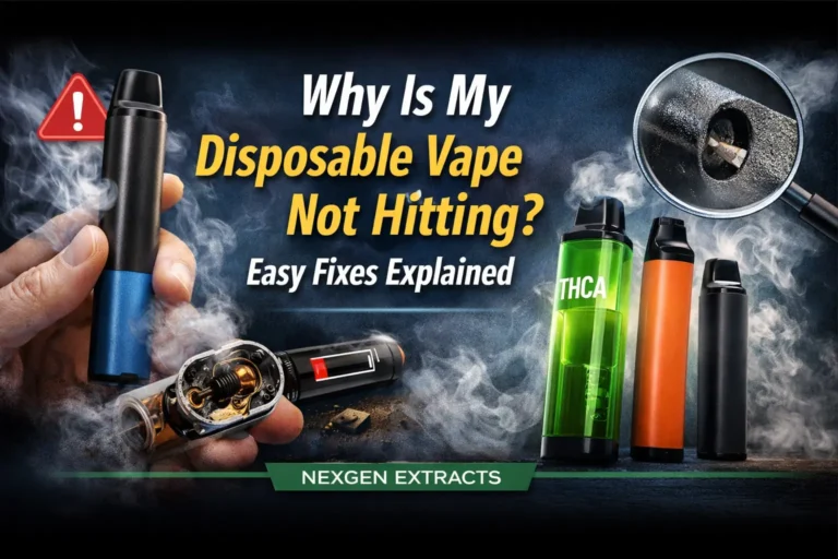 Why Is My Disposable Vape Not Hitting? Easy Fixes