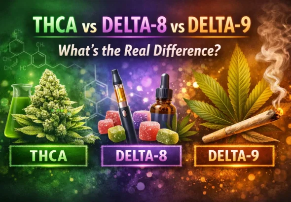 THCa vs Delta-8 vs Delta-9 key differences