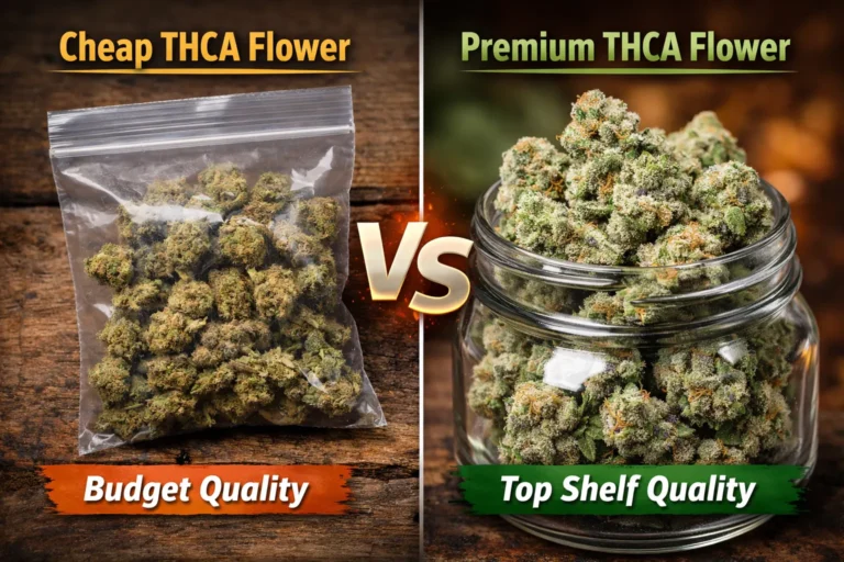 Cheap THCA Flower vs Premium