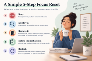 a simple 5-step focus reset
