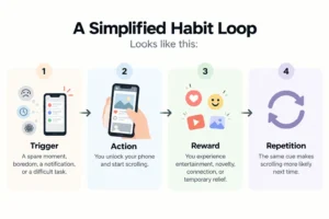 A Simplified Scrolling Habit Loop